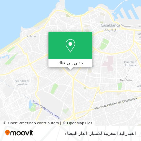 خريطة الفيدرالية المغربية للامتياز