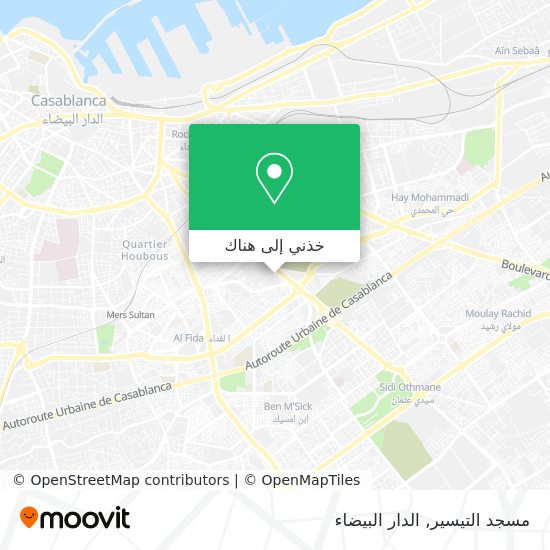 خريطة مسجد التيسير