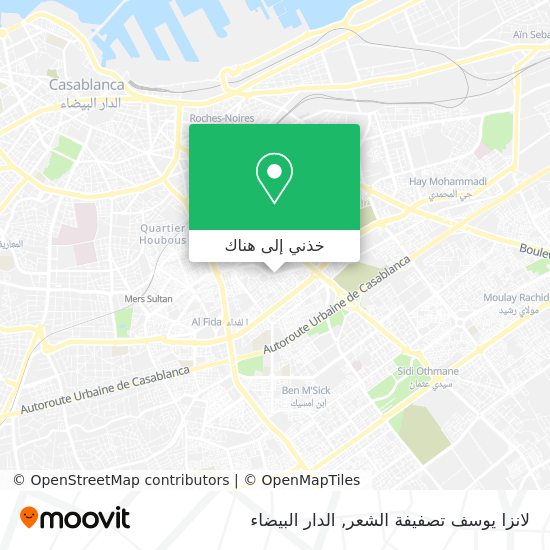 خريطة لانزا يوسف تصفيفة الشعر