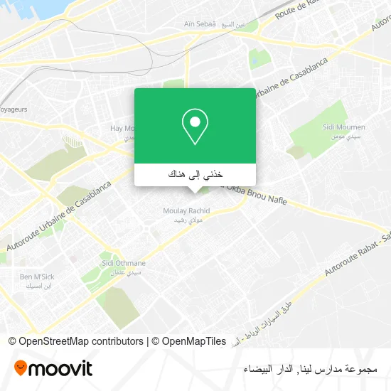 خريطة مجموعة مدارس لينا