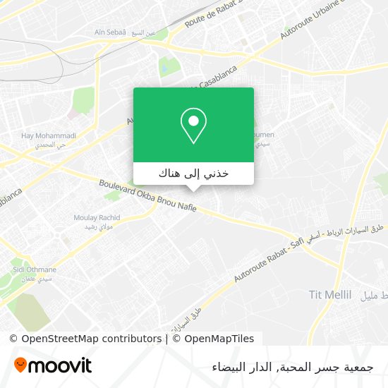 خريطة جمعية جسر المحبة