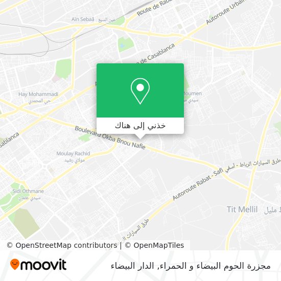 خريطة مجزرة الحوم البيضاء و الحمراء