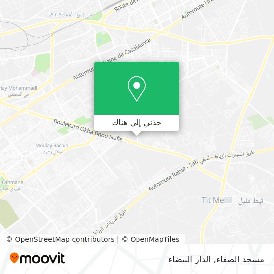 خريطة مسجد الصفاء