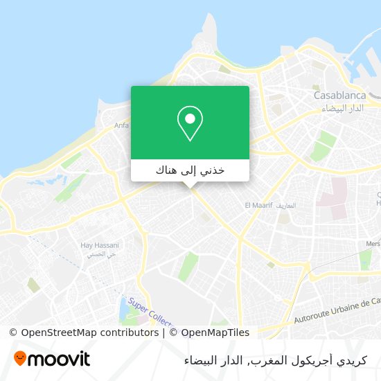 خريطة كريدي أجريكول المغرب