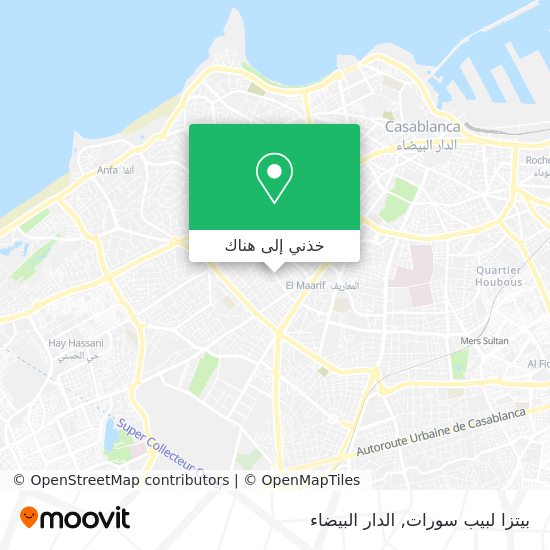 خريطة بيتزا لبيب سورات