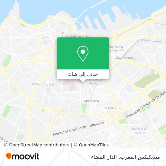 خريطة ميديكيكس المغرب