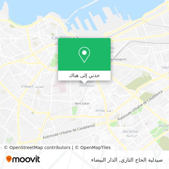 خريطة صيدلية الحاج التازي