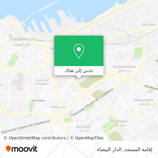 خريطة إقامة المسجد