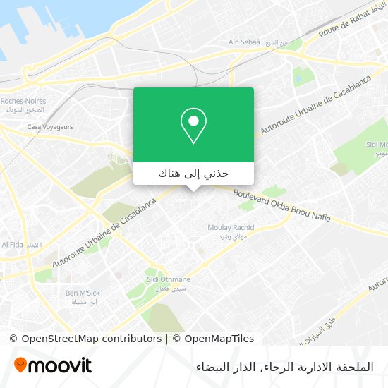 خريطة الملحقة الادارية الرجاء