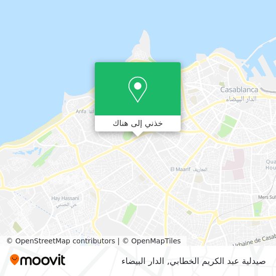 خريطة صيدلية عبد الكريم الخطابي