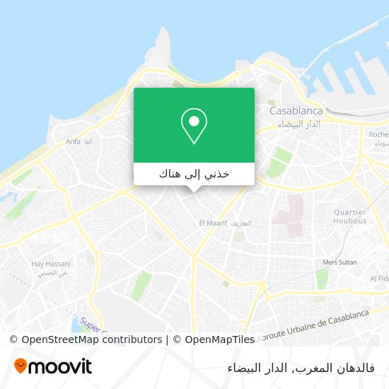 خريطة فالدهان المغرب