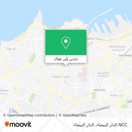 خريطة NCC الدار البيضاء