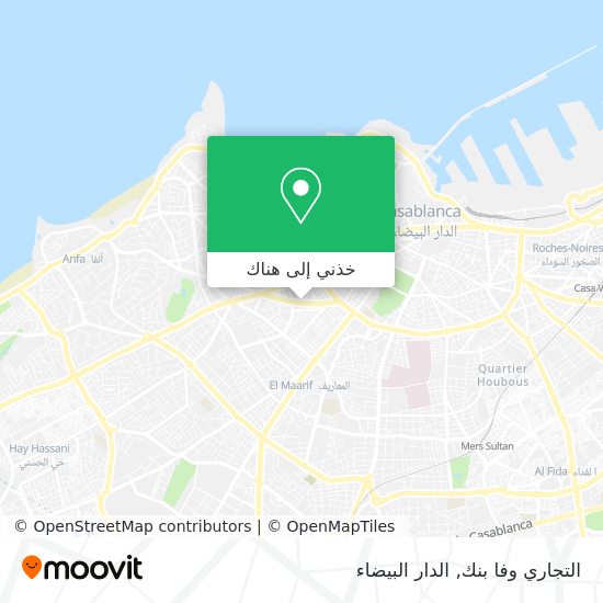خريطة التجاري وفا بنك