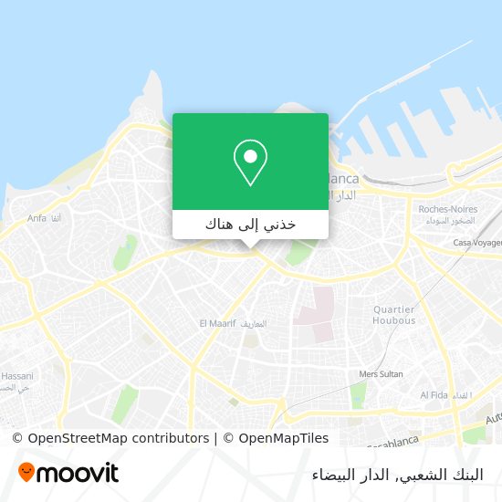 خريطة البنك الشعبي