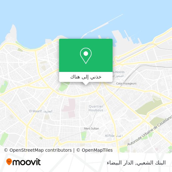 خريطة البنك الشعبي