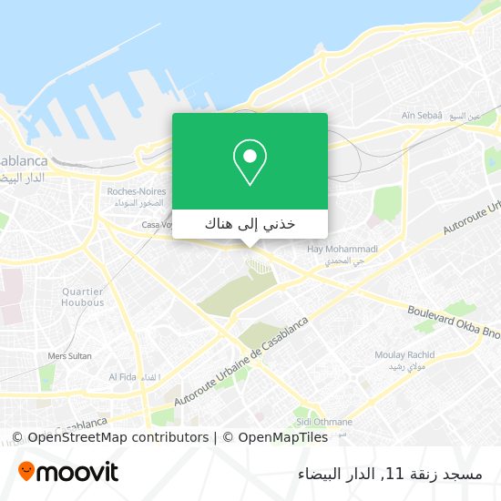 خريطة مسجد زنقة 11
