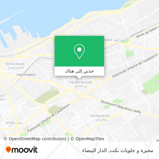 خريطة مخبزة و حلويات نكت