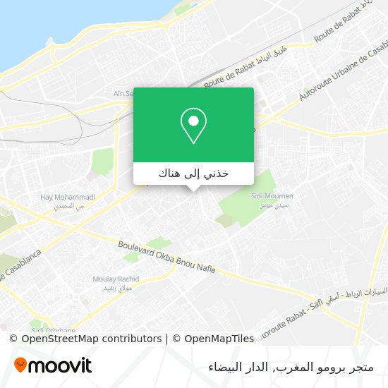 خريطة متجر برومو المغرب