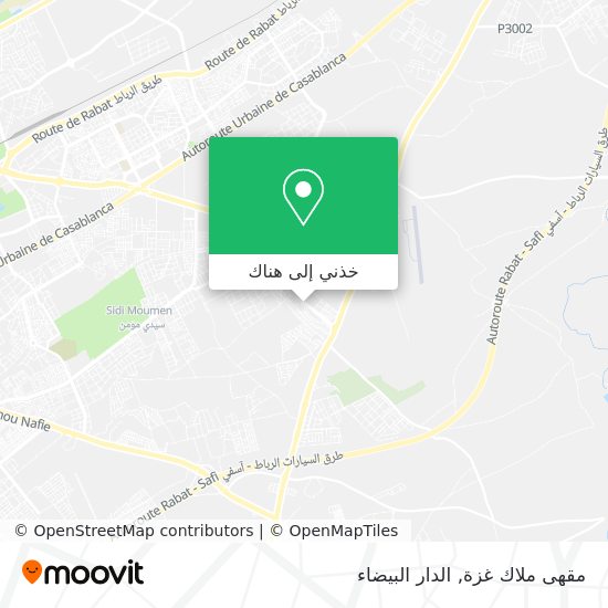خريطة مقهى ملاك غزة
