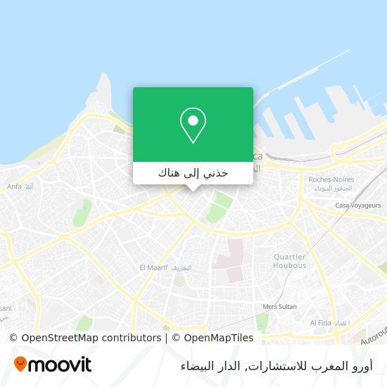 خريطة أورو المغرب للاستشارات