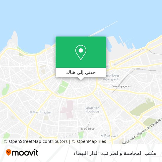 خريطة مكتب المحاسبة والضرائب