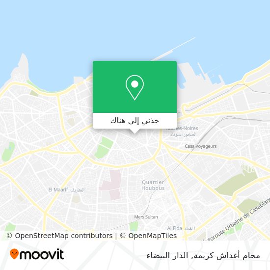خريطة محام أغداش كريمة