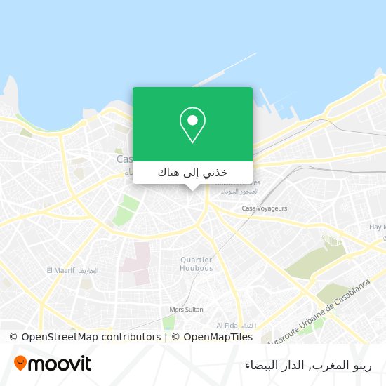خريطة رينو المغرب