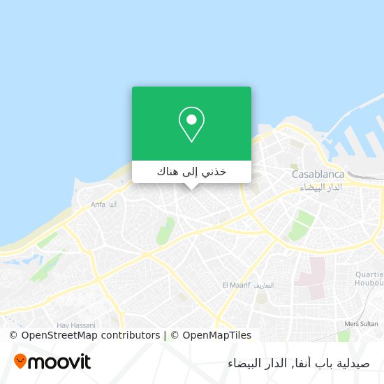 خريطة صيدلية باب أنفا