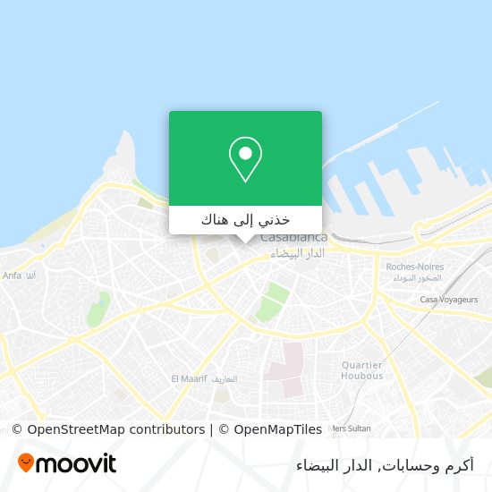 خريطة أكرم وحسابات