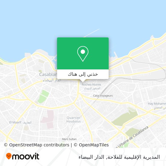 خريطة المديرية الإقليمية للفلاحة