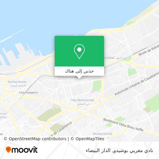 خريطة نادي مغربي بوشيدو