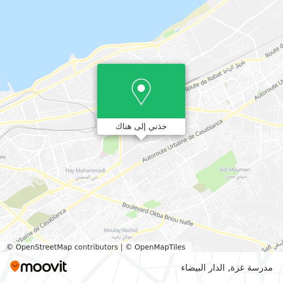 خريطة مدرسة غزة