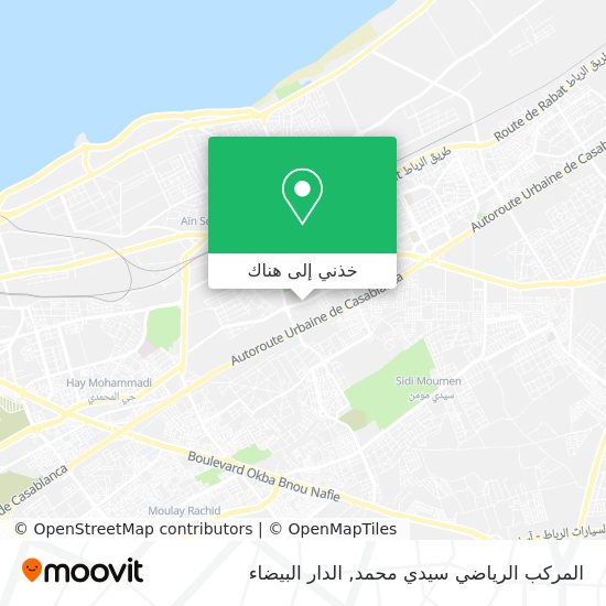 خريطة المركب الرياضي سيدي محمد