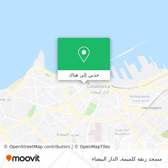 خريطة مسجد زنقة كلميمة