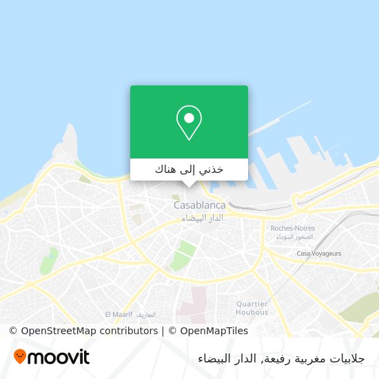 خريطة جلابيات مغربية رفيعة