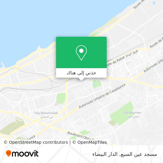 خريطة مسجد عين السبع