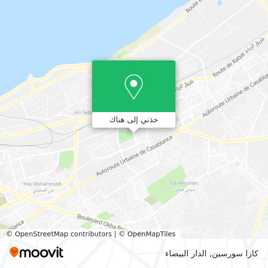 خريطة كازا سورسين