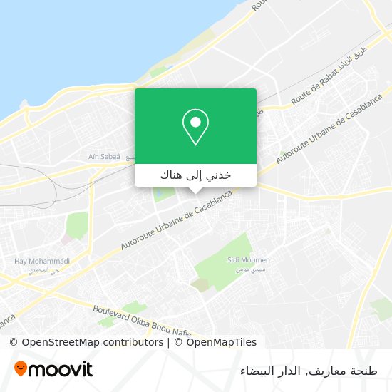 خريطة طنجة معاريف