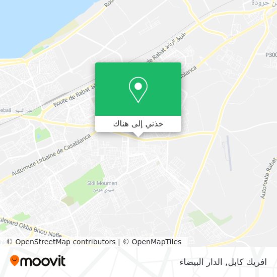 خريطة افريك كابل