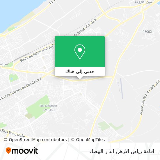 خريطة اقامة رياض الازهر