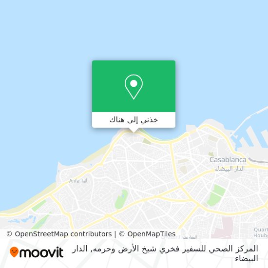 خريطة المركز الصحي للسفير فخري شيخ الأرض وحرمه