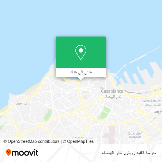 خريطة مدرسة الفقيه زويتن