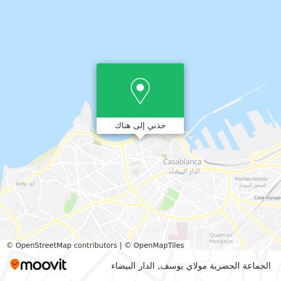 خريطة الجماعة الحضرية مولاي يوسف