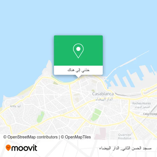 خريطة مسجد الحسن الثاني