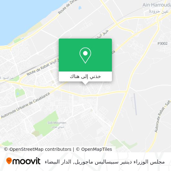 خريطة مجلس الوزراء دينتير سبيساليس ماجوريل