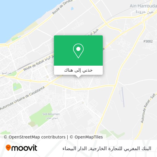 خريطة البنك المغربي للتجارة الخارجية