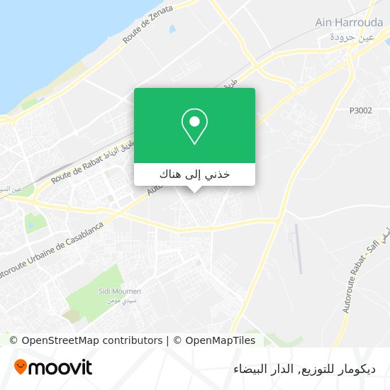 خريطة ديكومار للتوزيع