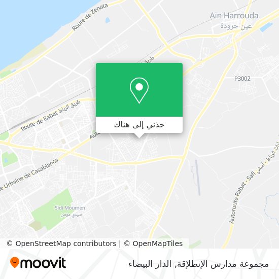 خريطة مجموعة مدارس الإنطلإقة