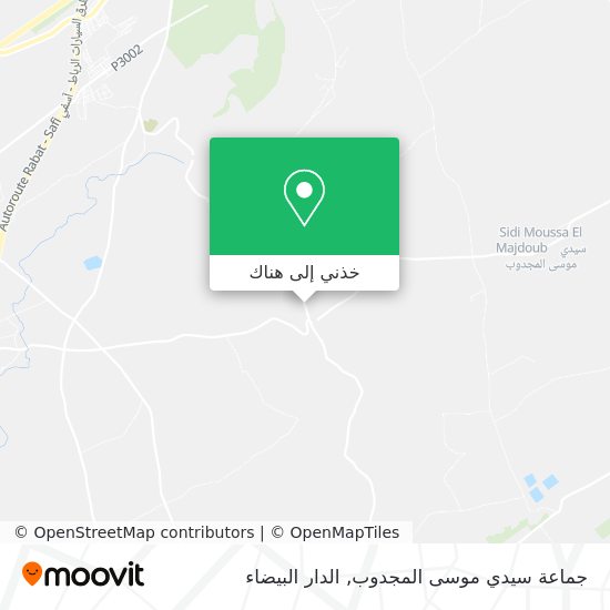 خريطة جماعة سيدي موسى المجدوب