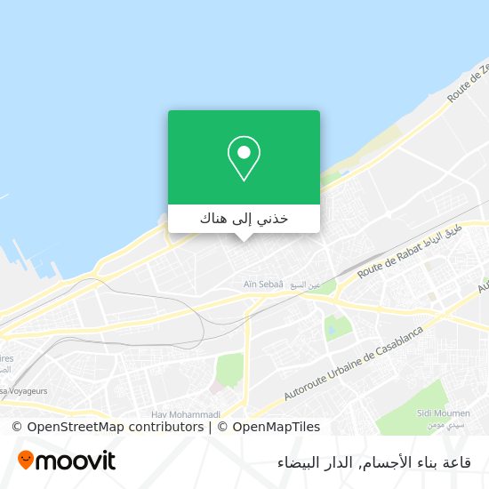 خريطة قاعة بناء الأجسام